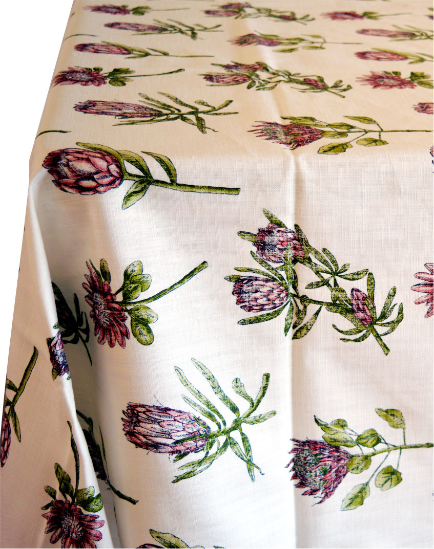 Tablecloth - Soft Pink Protea